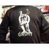 GRUNT "Man without heart" college shirt XL